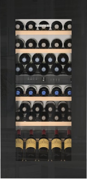 Transport Gratuit - Vitrina pentru vin incorporabila Liebherr EWTgb 2383, 169L, clasa A, sticla neagra