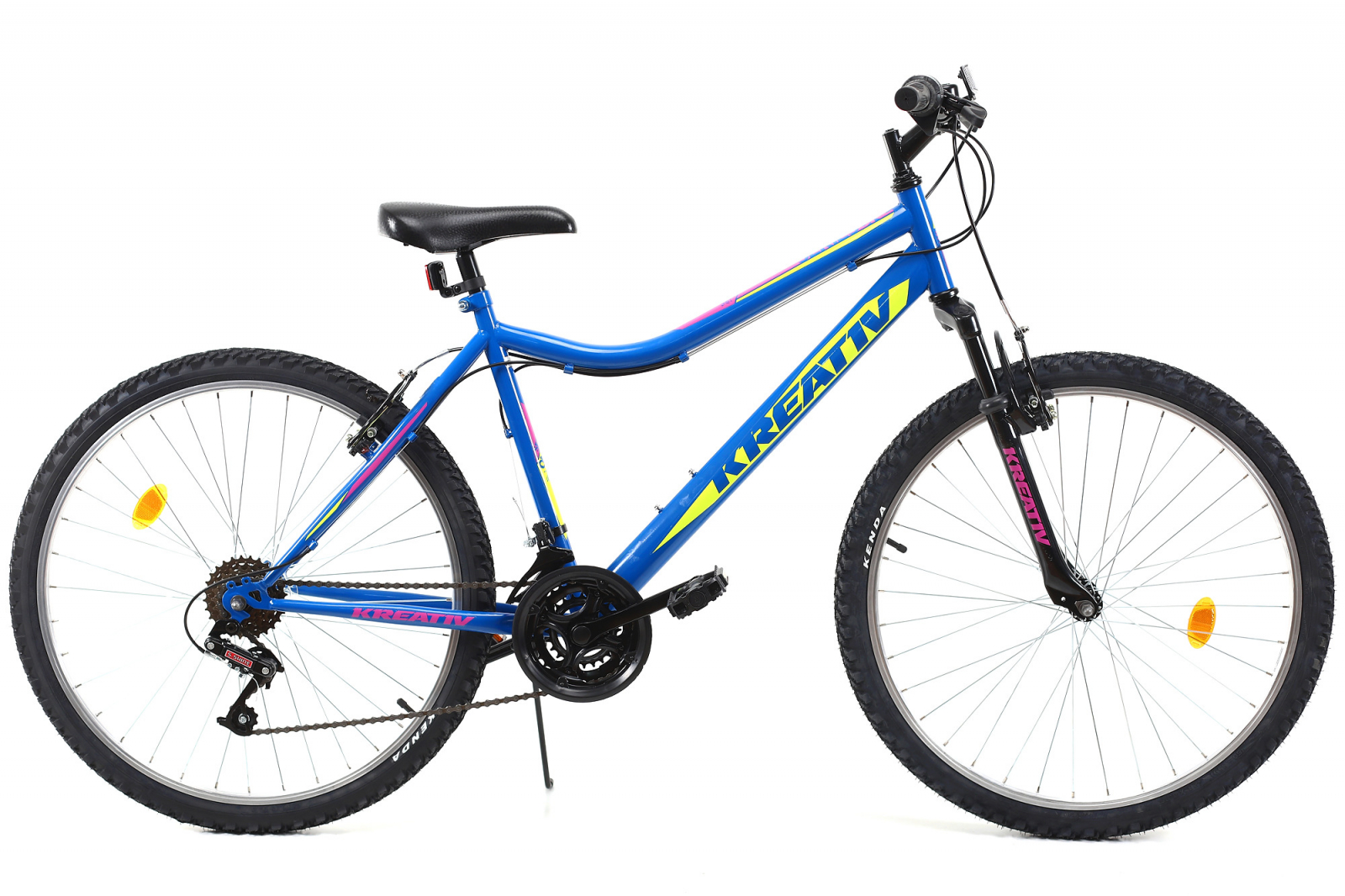 Bicicleta DHS Kreativ, 2604, Marime cadru M, Albastru