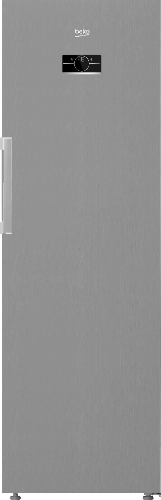 Congelator vertical Beko B5RFNE314XB, 286 L, No Frost Freezer, Gri, E