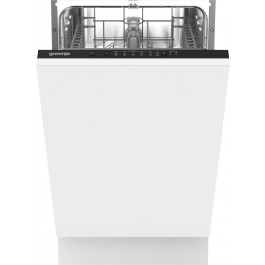 Transport Gratuit-Masina de spalat vase incorporabila Gorenje GV52040, 9 seturi, Panel Negru, E