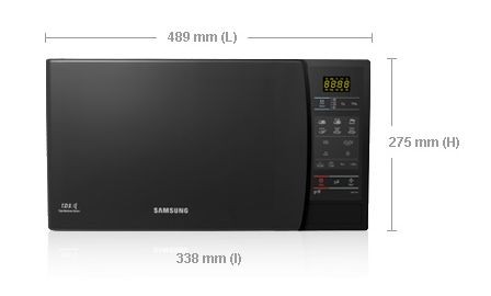 Cumpara Cuptor cu microunde Samsung GW731K-B/BOL, 20 l Negru, la Samsung la de 377,00 RON doar pe MagazinIeftin.ro.