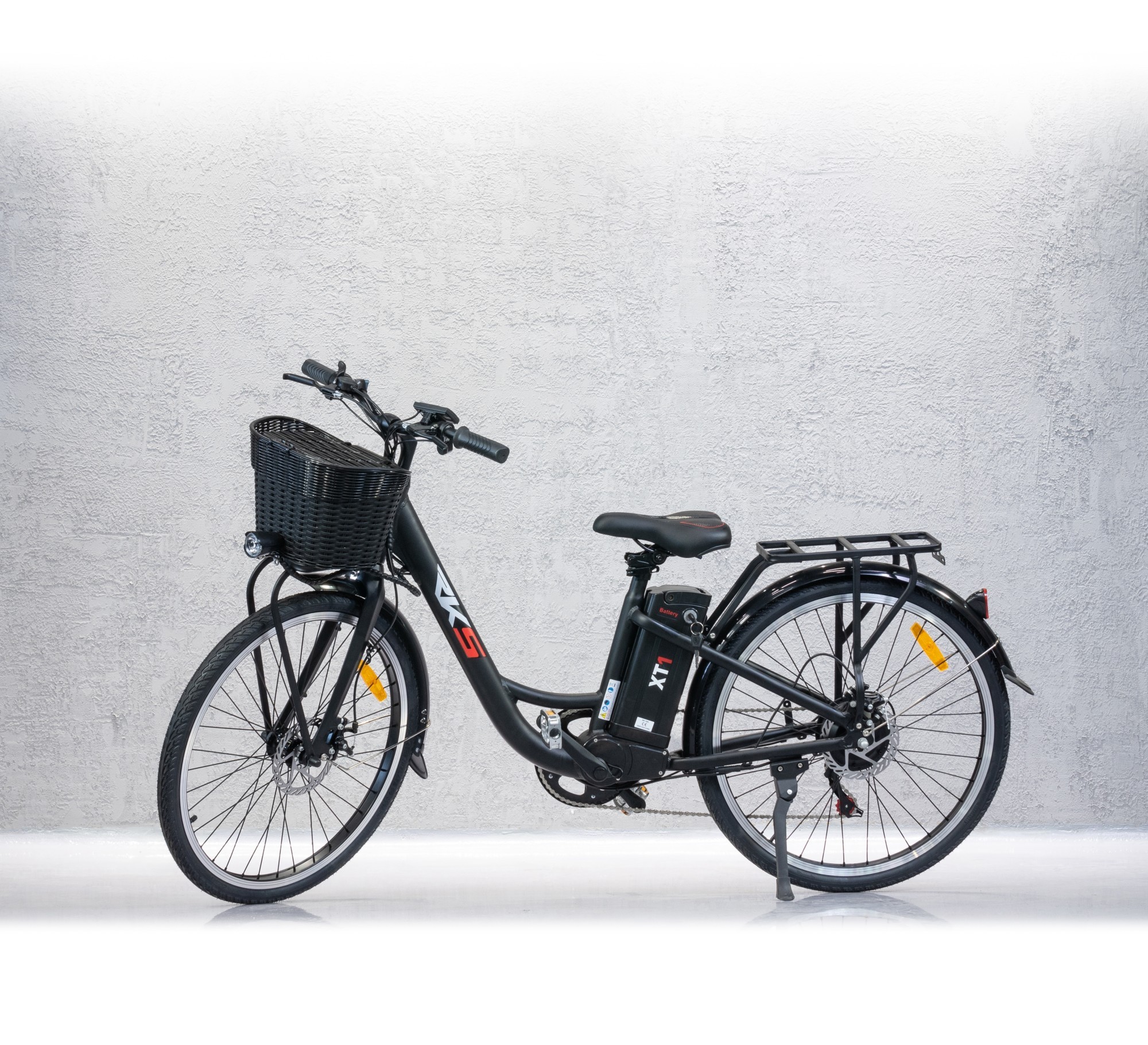 Cumpara Transport Gratuit- Bicicleta electrica RKS 250W, Li-Ion 36V 10.4Ah, 50km, aluminiu, negru , la RKS la pretul de 3.499,00 RON doar pe MagazinIeftin.ro.