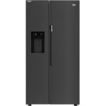 Side by Side Beko GN162341XBRN, 571 L, Neo Frost, Display Touch Control, Dark Inox, E