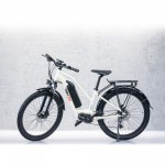 Bicicleta electrica RKS GF25, 250W, Autonomie 60-80 km, 36V, Viteza maxima 25 km/h, Negru