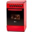 Aragaz LDK 5060 Ecai Red FR LPG RMP Glass, Cuptor electric, Rosu