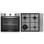 Pachet incorporabil mixt Arctic ARSE11130XD, Cuptor electric, 71 L, 6 functii, AquaDropClean, Grill, Timer, Plita Gaz, 4 Arzatoare, Aprindere electrica, Wok, Inox, A+