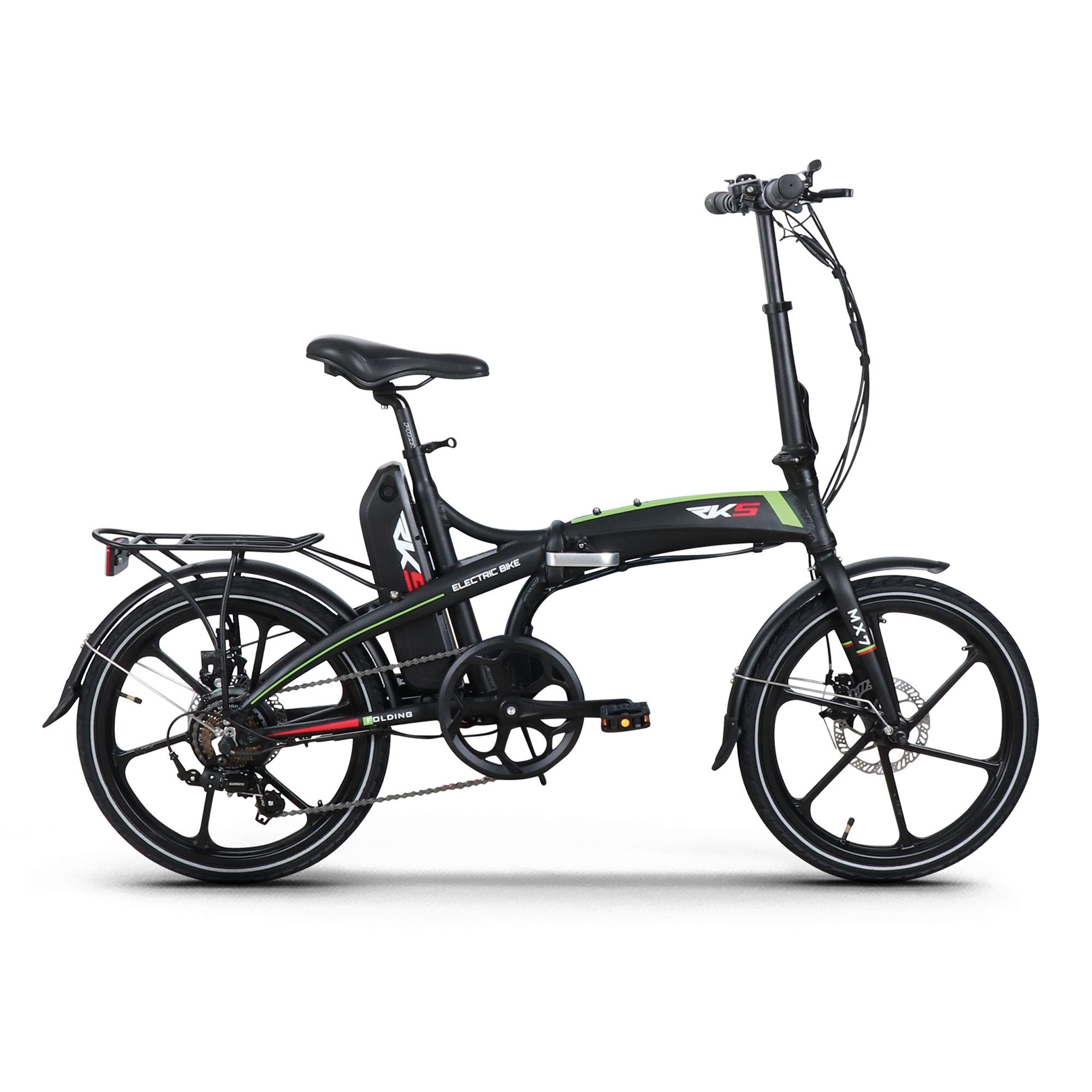 Transport Gratuit- Bicicleta electrica RKS MX7-Y, Negru