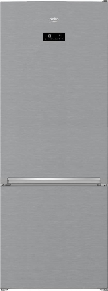 Combina frigorifica Beko RCNE560E40ZXBN, 501 L, No Frost Dual Cooling, Metal Look, E