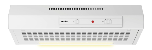 Hota traditionala Arctic AH611, 1 Motor, Putere de absorbtie 295 mc/h, Iluminare LED, 60 cm, Alb, D