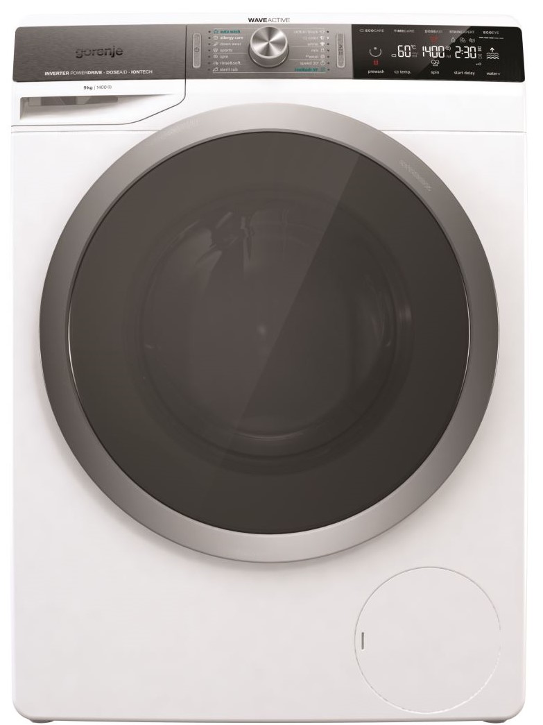 Transport Gratuit-Masina de spalat rufe Gorenje WS947LN, 9kg, 1400RPM, Alb, A